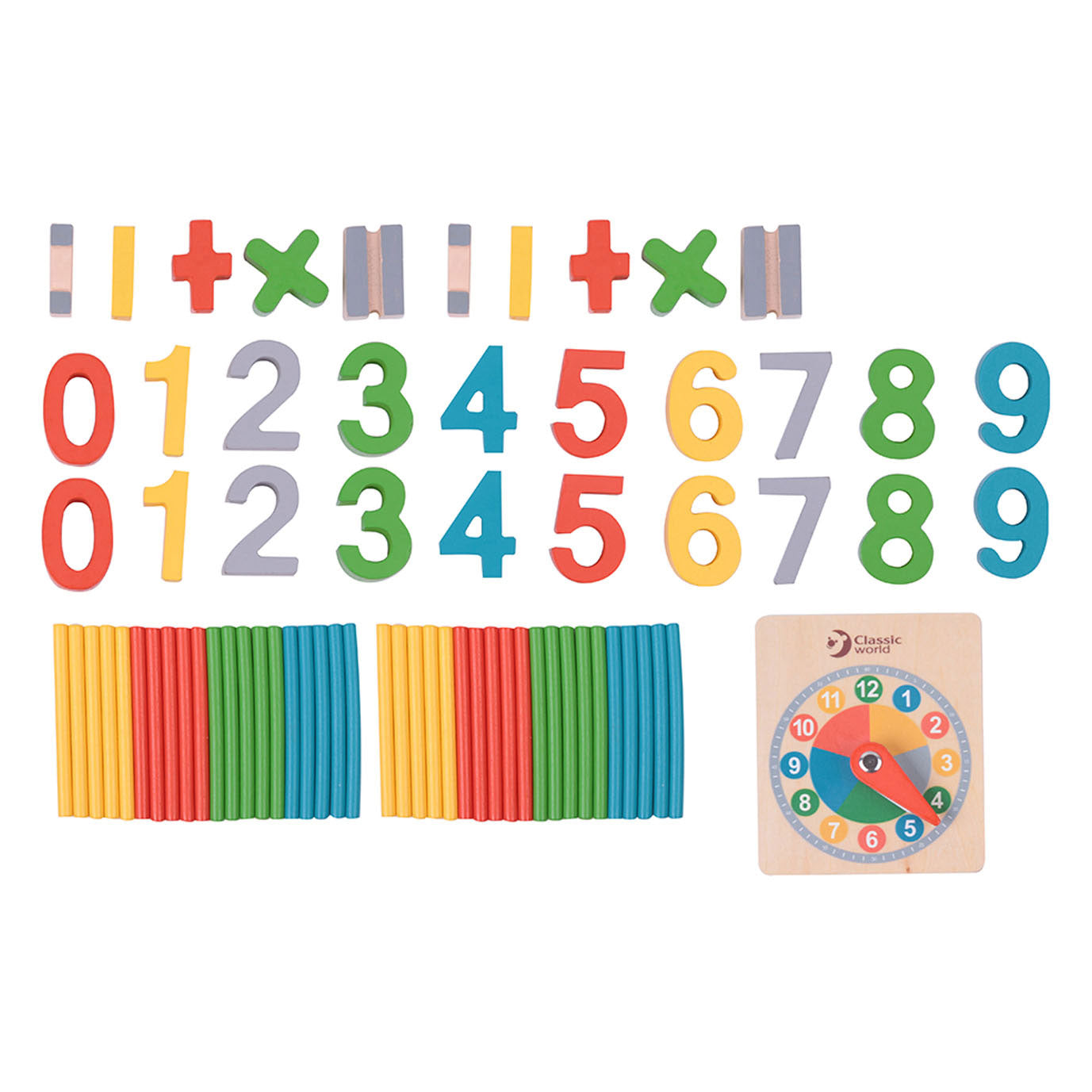 Classic World World Houten -Berechnungsspiel, 67dlg.