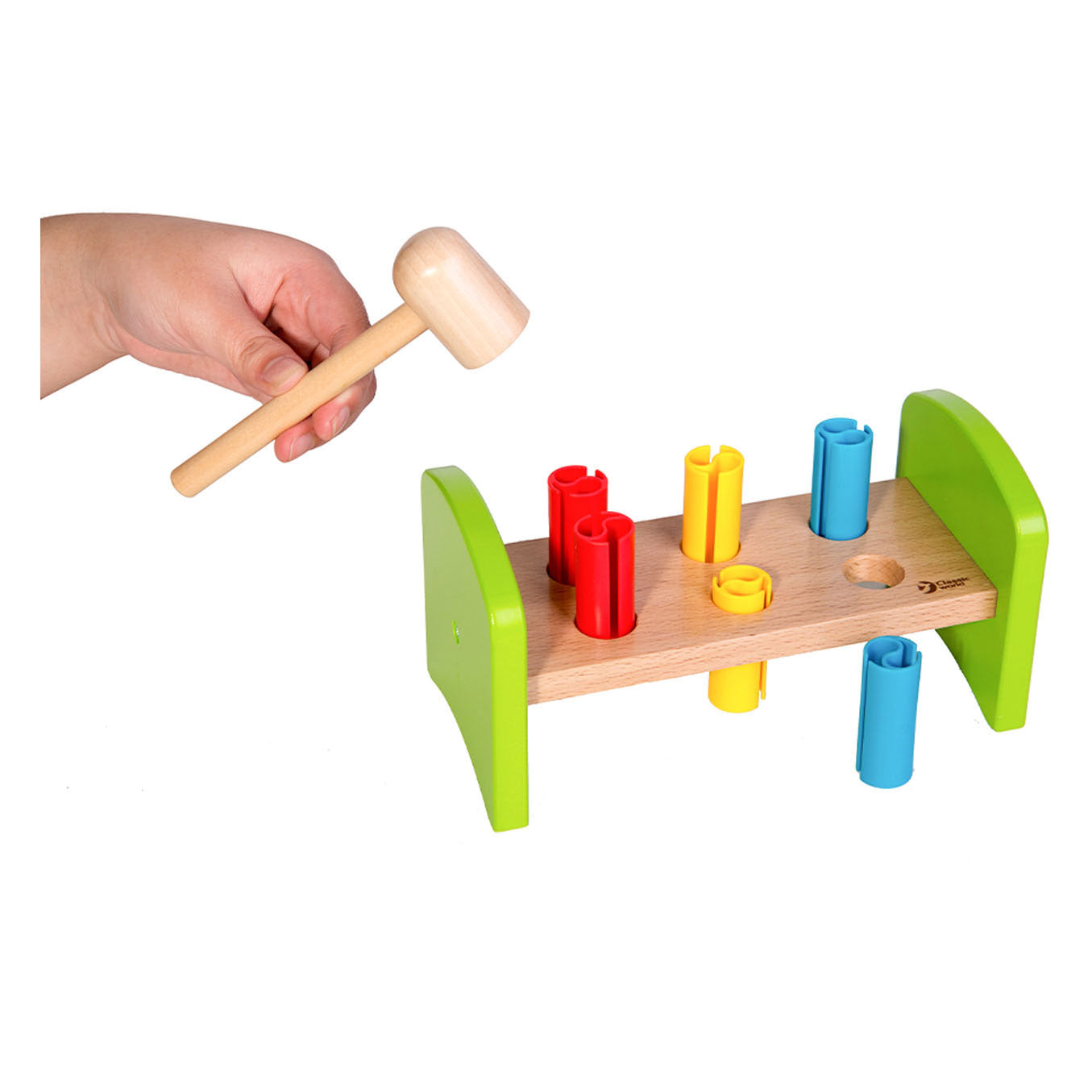 Klassiker World World Wooden Hamperbank, 8dlg.