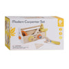 Klassiker World World Wooden Timmermanset mit Toolbox, 18dlg.