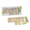 Classic World World Wooden Castle Keys and Ditches Match Game, 13dlg.