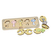 Classic World World Wooden Castle Keys and Ditches Match Game, 13dlg.