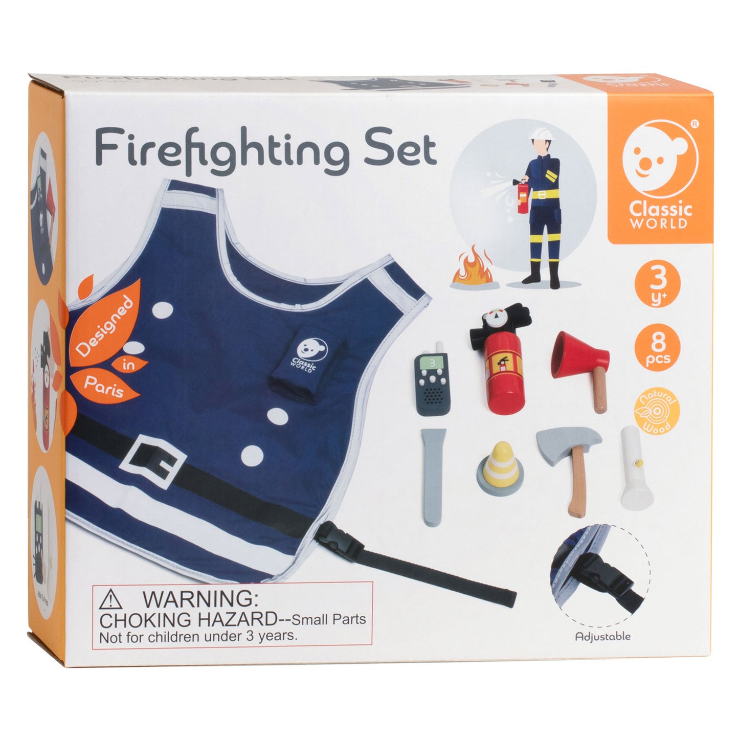 Klassiker World Houten Fireman Speeltet, 8dlg.