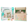 Klassiker World World Wooden Dollhouse mit Garten, 10dlg.