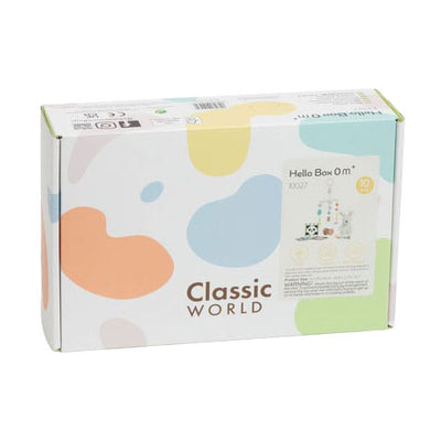 Klassische Welt der Welt Baby Hello Toy Toy Box 0-6 Monate