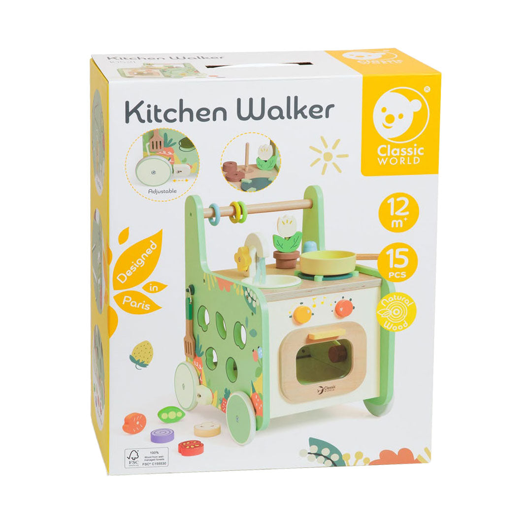 Klassische Welt der Welt Wooden Walker Kitchen, 15dlg.