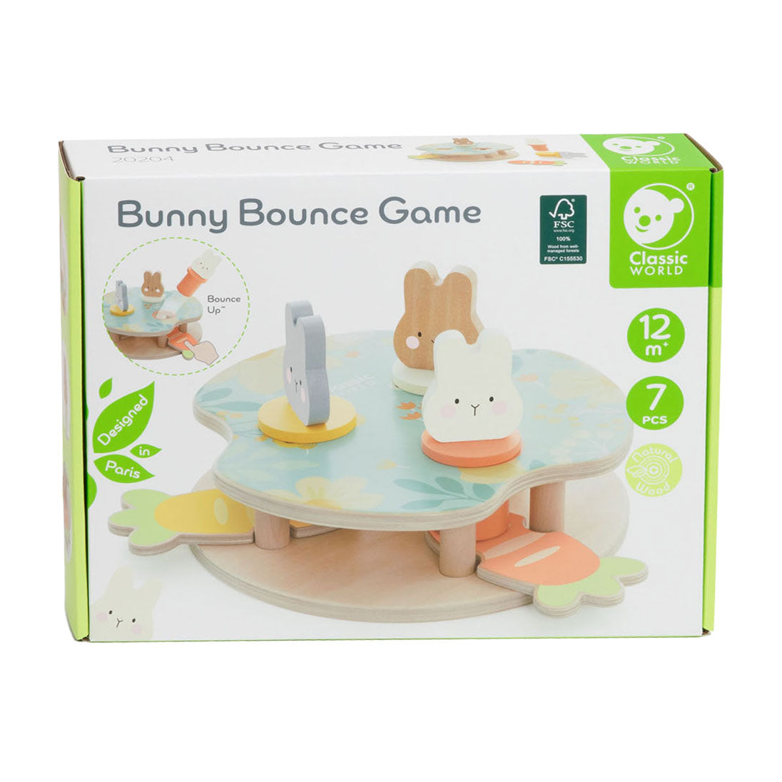 Klassisches World Buiter Rabbit Holzspiel