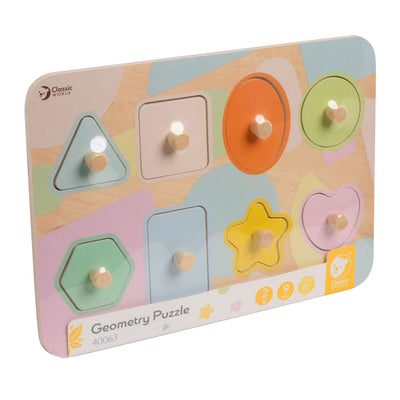 Klassische Welt Welt Holz Stud Puzzle Formen, 8tlg.