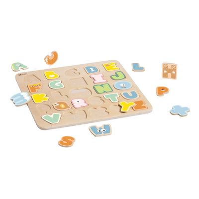 Klassiker World World Wooden Alphabet Puzzle, 27.