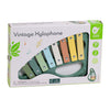 Klassische Welt Holz Vintage Xylophon Green 2dlg.