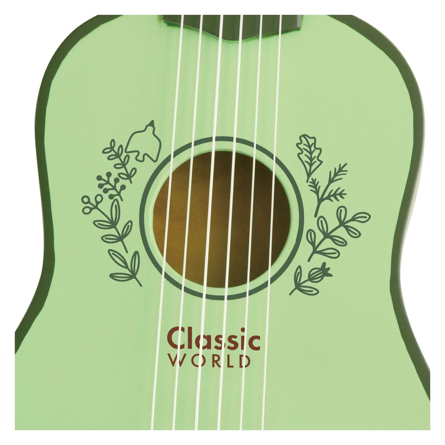 Klassische Welt -Holz -Vintage -Gitarre