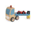 Klassiker Welt der Welt -Holztransporter mit 3 Autos