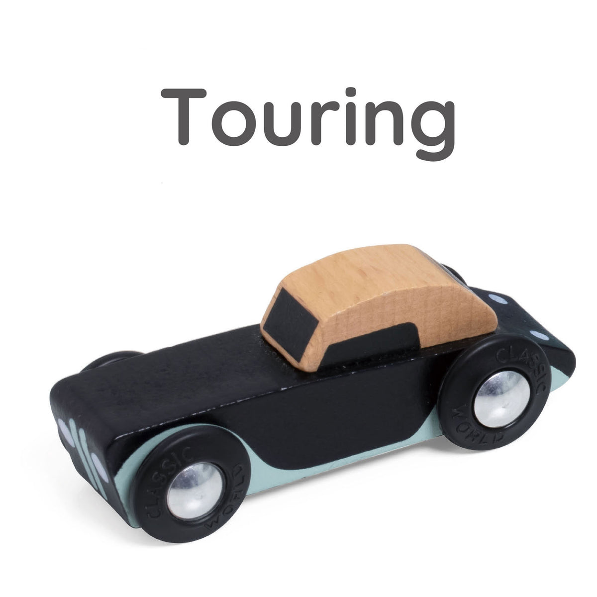 Klassische Welt -Holz -Tour -Autos, 3st.