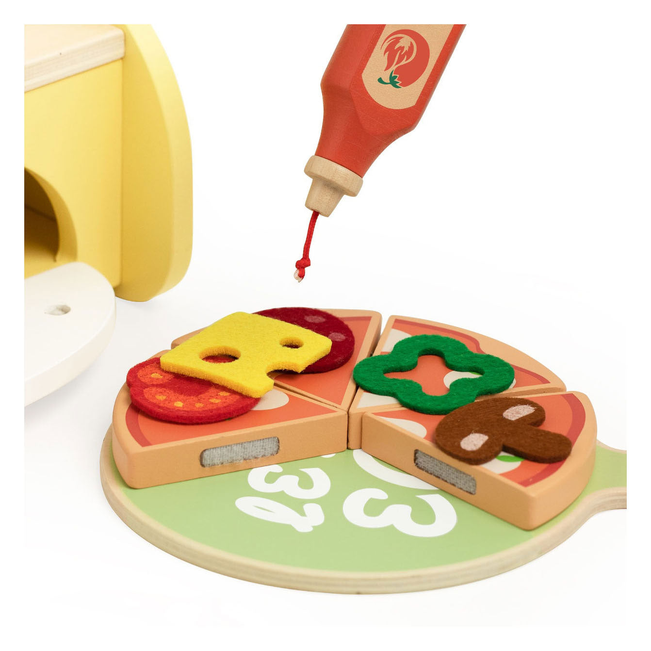 Klassiker World World Wooden Pizza Ofen Play Set, 7dlg.
