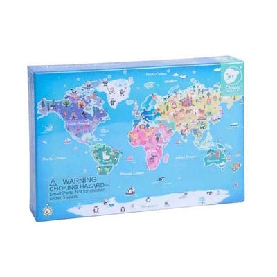 Klassische Welthölzerne Jegin Puzzle World Map, 48st.