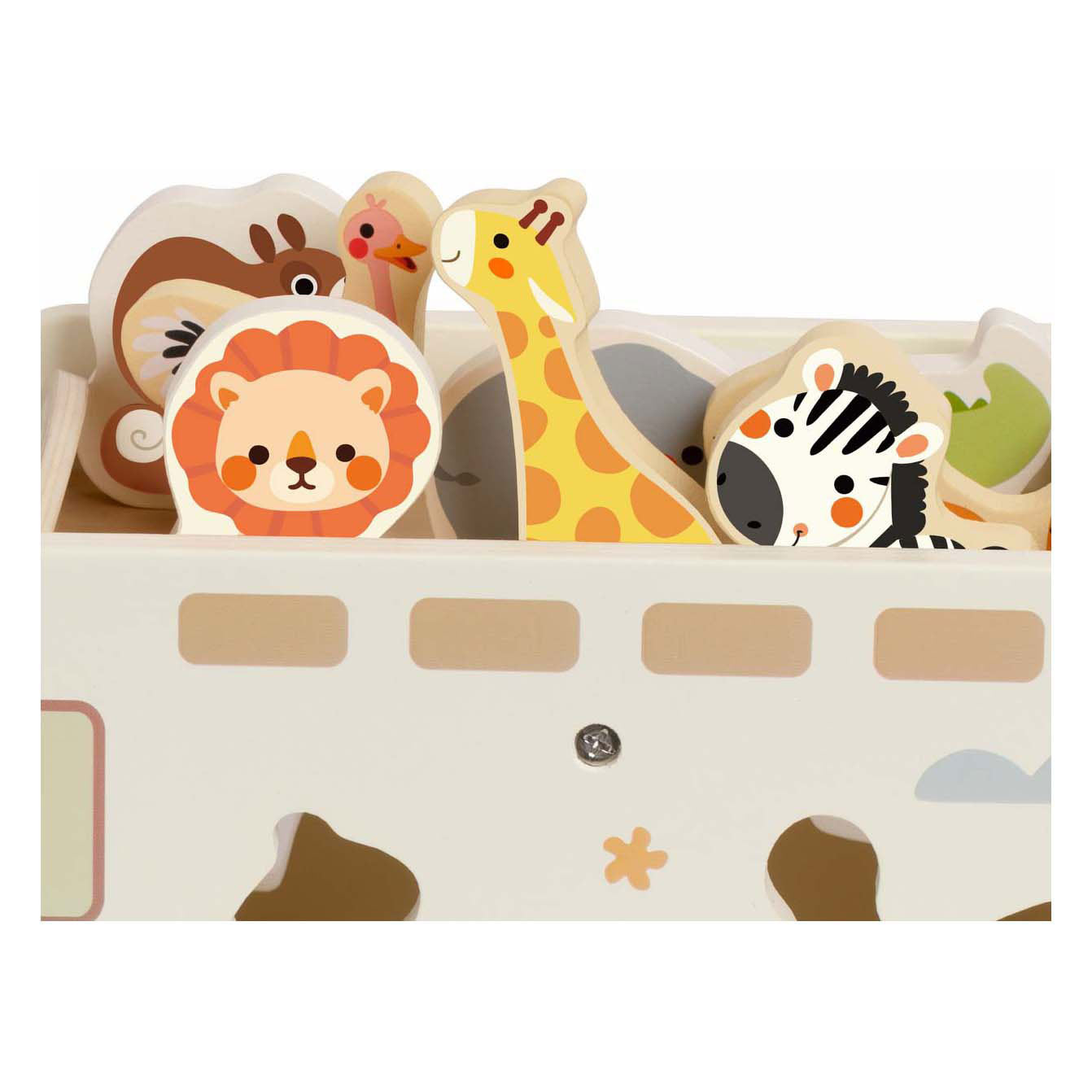 Klassische Welt Holz Adventures Safari Auto Vormstoof, 9dlg.