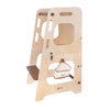 Classic World Houten 2In1 Lernturm und Table einstellbar, 90 cm