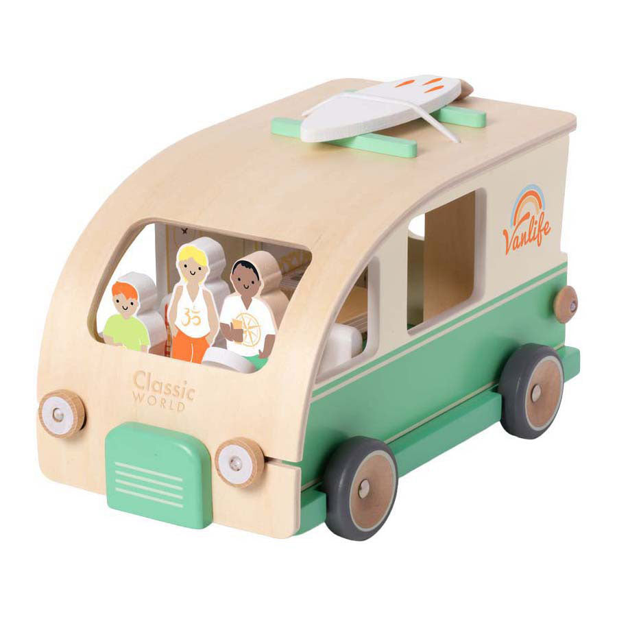 Classic World Holzcamper mit Zubehör – 9-tlg.
