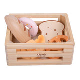 Klassische Holzkiste mit Brot - afbeelding 1