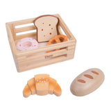 Klassische Holzkiste mit Brot - afbeelding 3