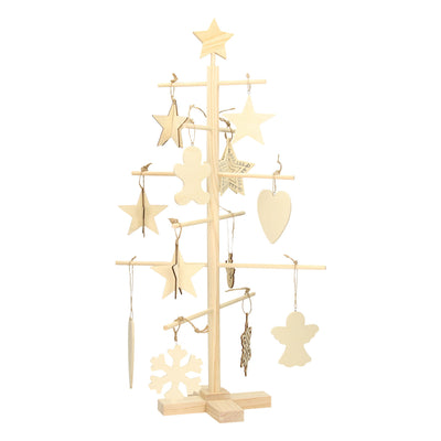 Hölzerne Kinder Weihnachtsbaum, 60 cm