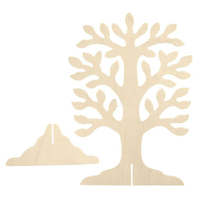 Dekorieren Sie Ihren Holzbaum