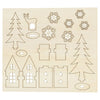 Machen und dekorieren Sie Ihr Weihnachtsdekorationshaus