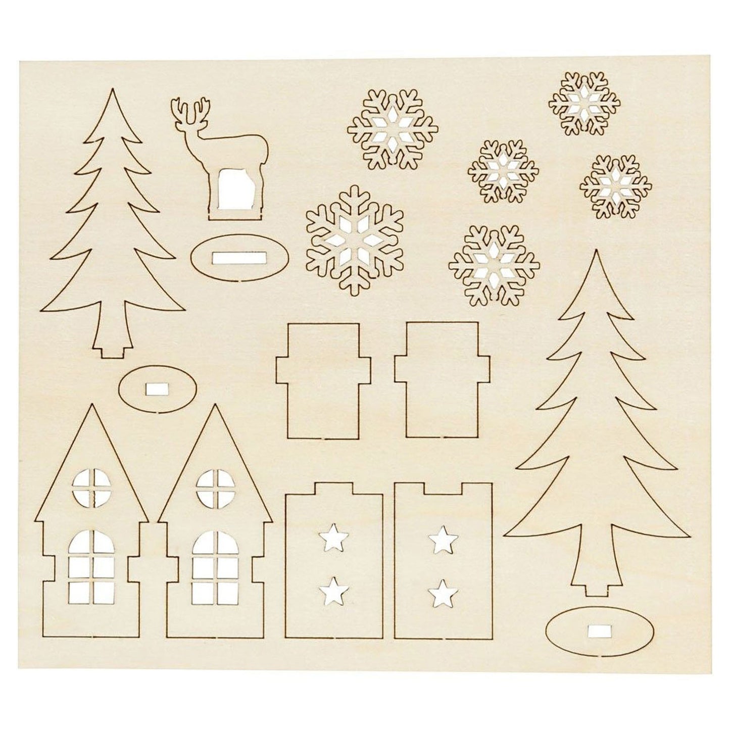 Machen und dekorieren Sie Ihr Weihnachtsdekorationshaus