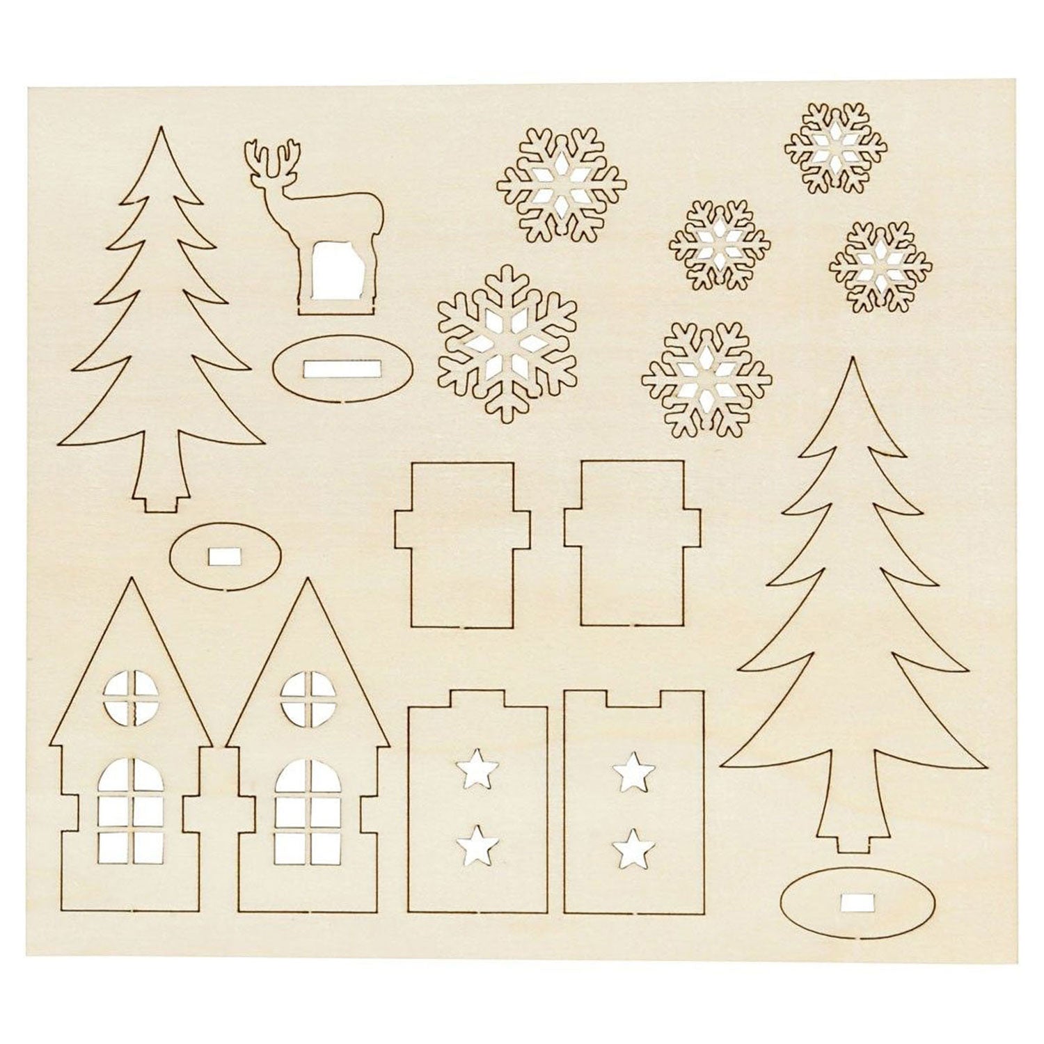 Machen und dekorieren Sie Ihr Weihnachtsdekorationshaus
