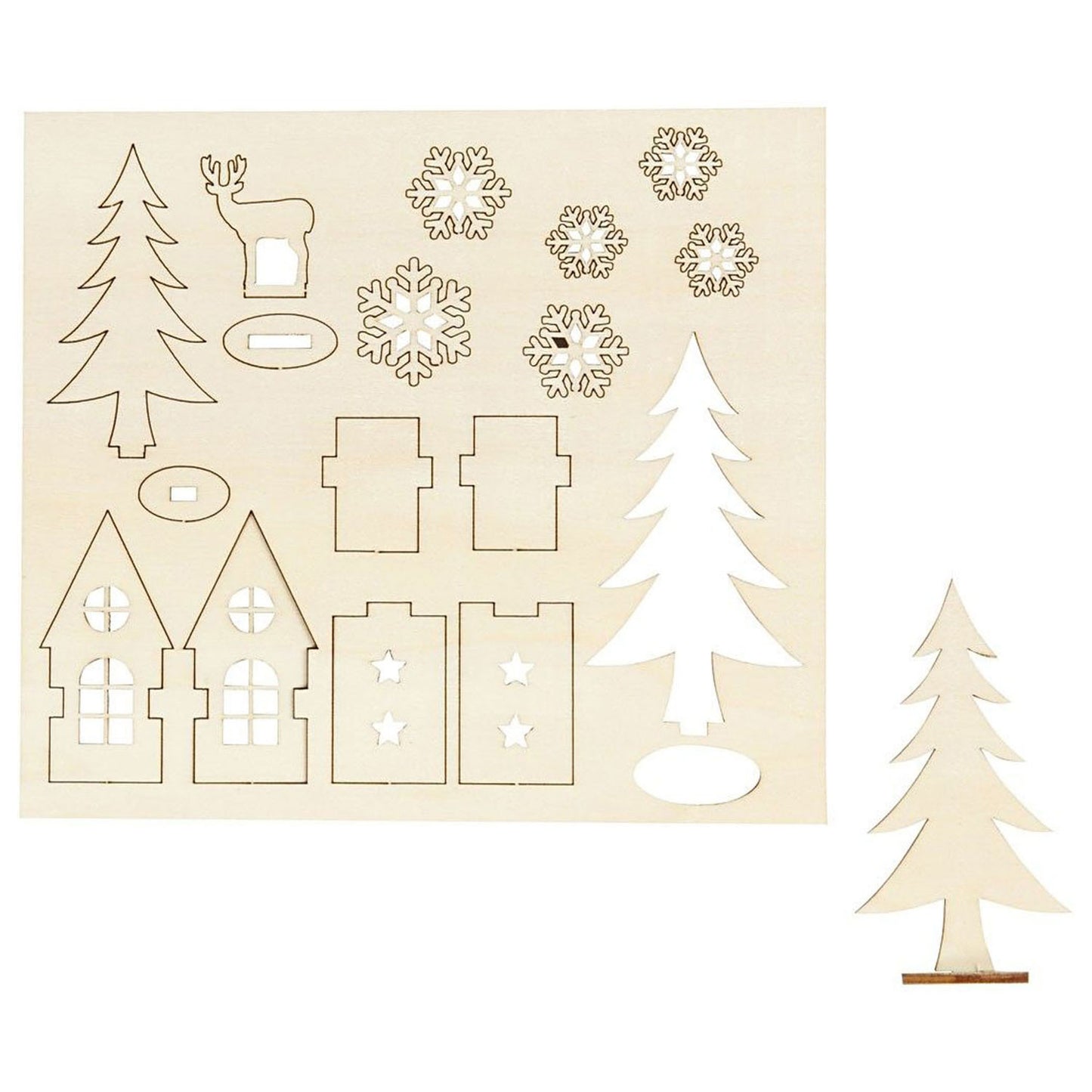 Machen und dekorieren Sie Ihr Weihnachtsdekorationshaus