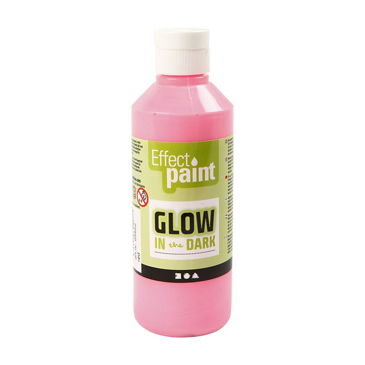 Leuchten Sie in der dunklen Farbe - hellrot, 250 ml