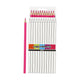 Dreiecksfarbene Stifte - Pink, 12st.