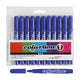 Blue Jumbo Marker, 12st.