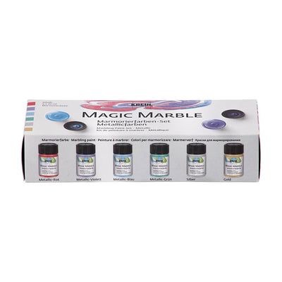 Marmorfarbe - Metallische Farben, 6x20ml