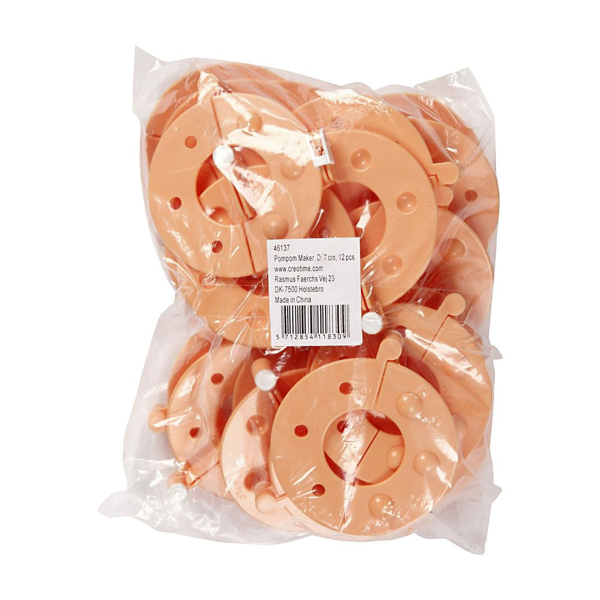Creativ Company - Creativ Company - POM -POM MAKER 12 Teile Orange