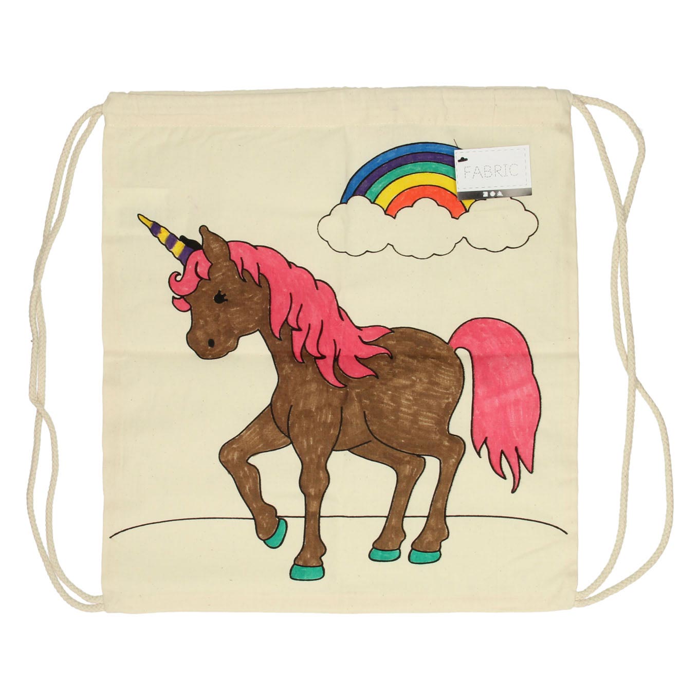 Creativ Company - Creativ Company - Fitnessstasche Einhorn 37x40 cm