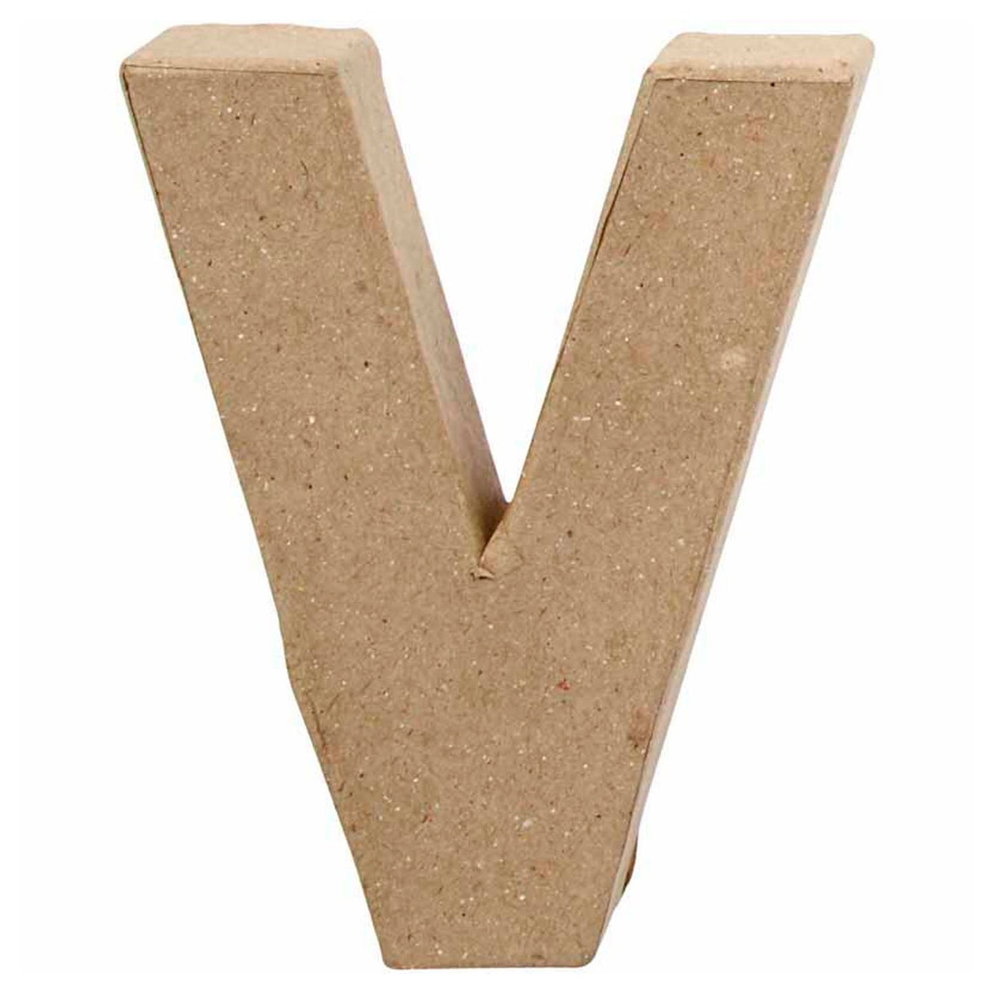 Buchstabe Pappmaché - V, 10cm