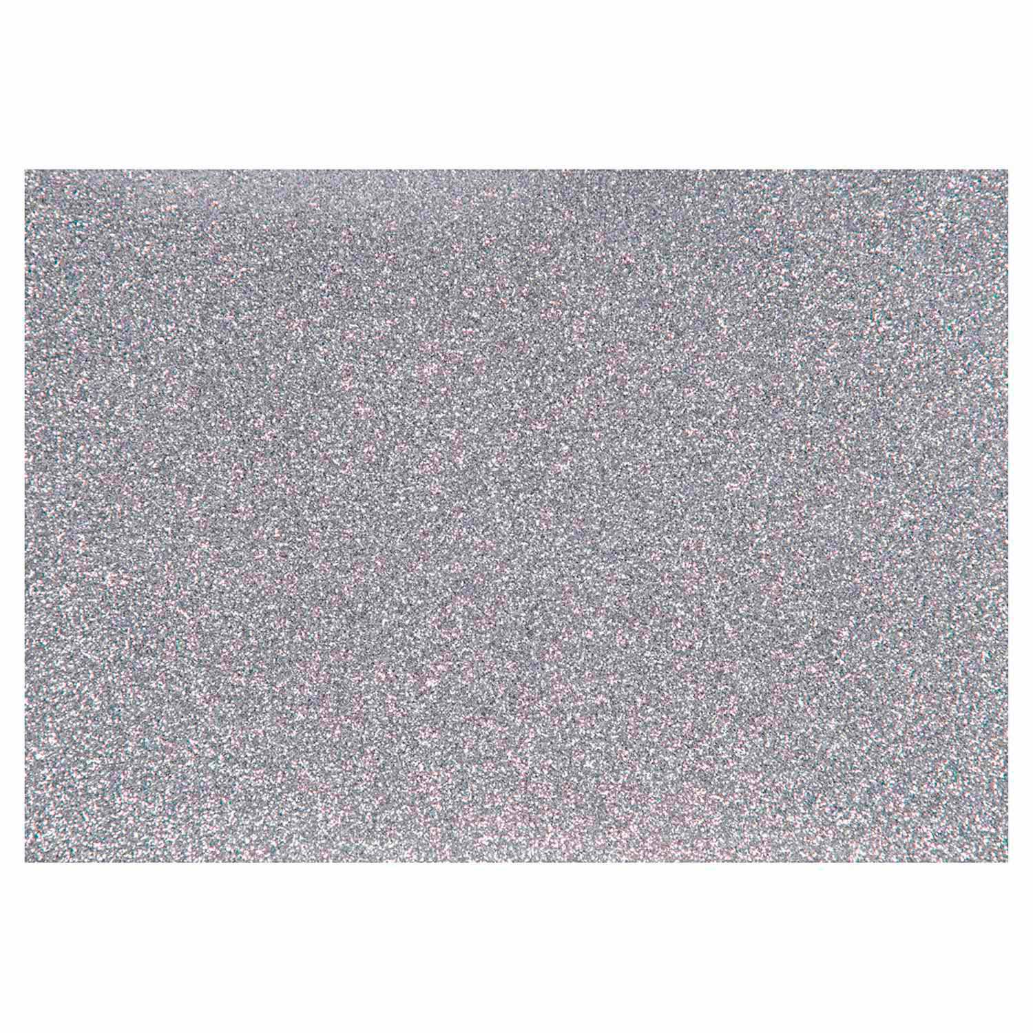 Irgon Folie Glitter Silber, A5