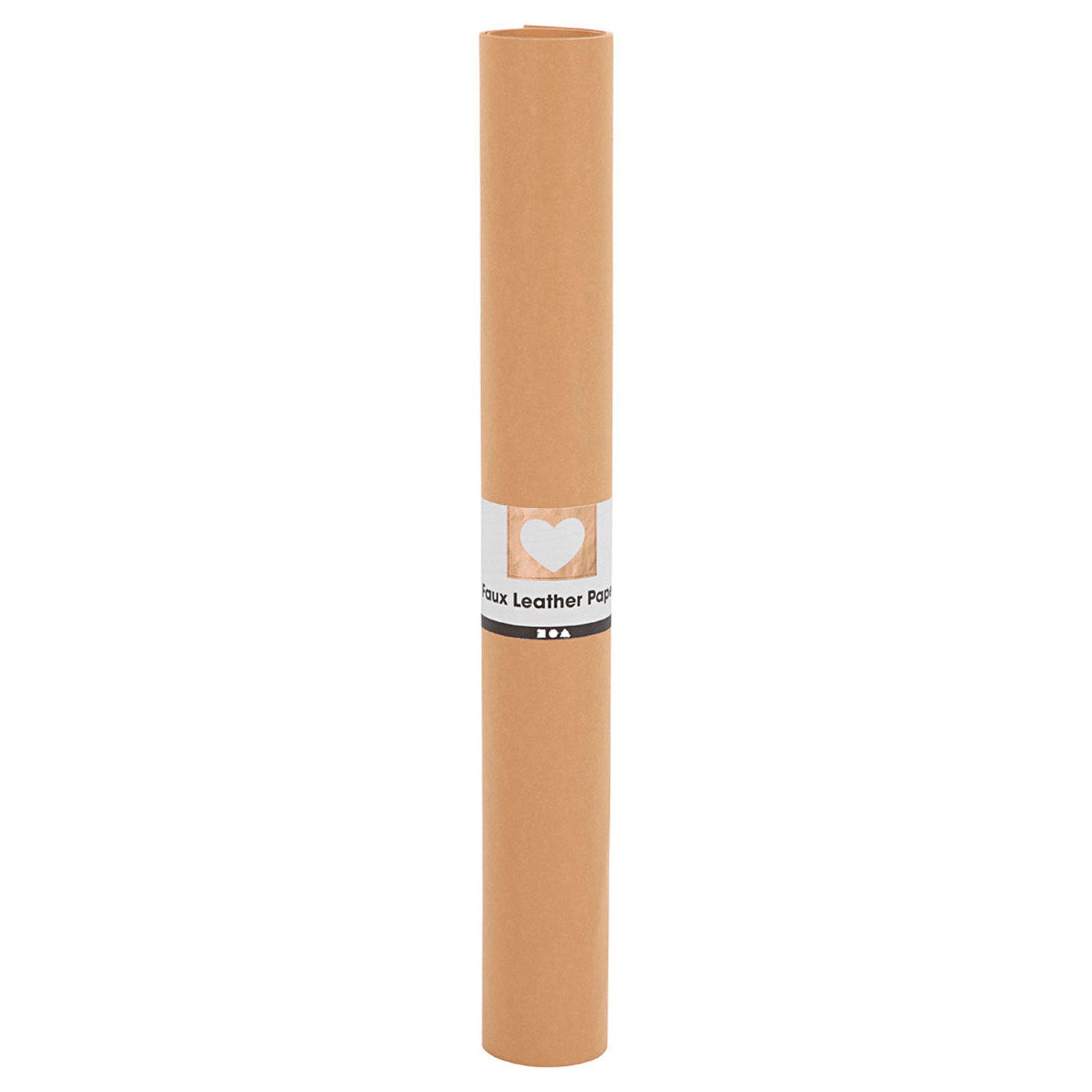 Kunstlederpapier hellbraun, 1mtr.