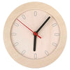 Uhr mit Holzrahmen