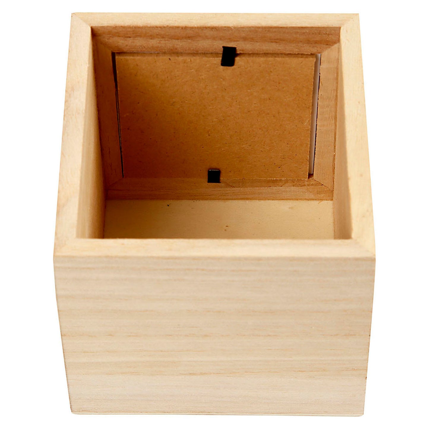 Holzstiftschale mit Fotorahmen
