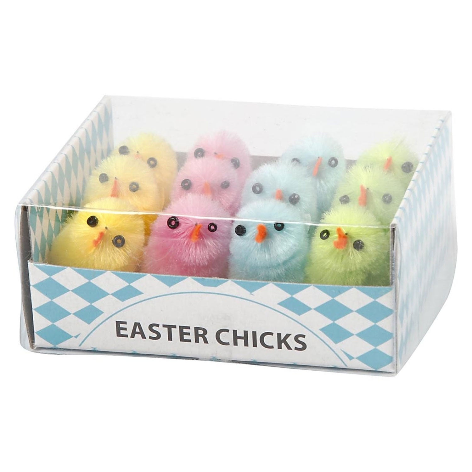 Creativ Company Osterküken, H: 30 mm, Pastellfarben, 12 Stück 1 Box