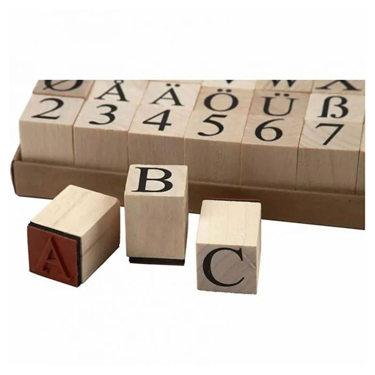 Creativ Company Holzstempel -Set, 45DLG.