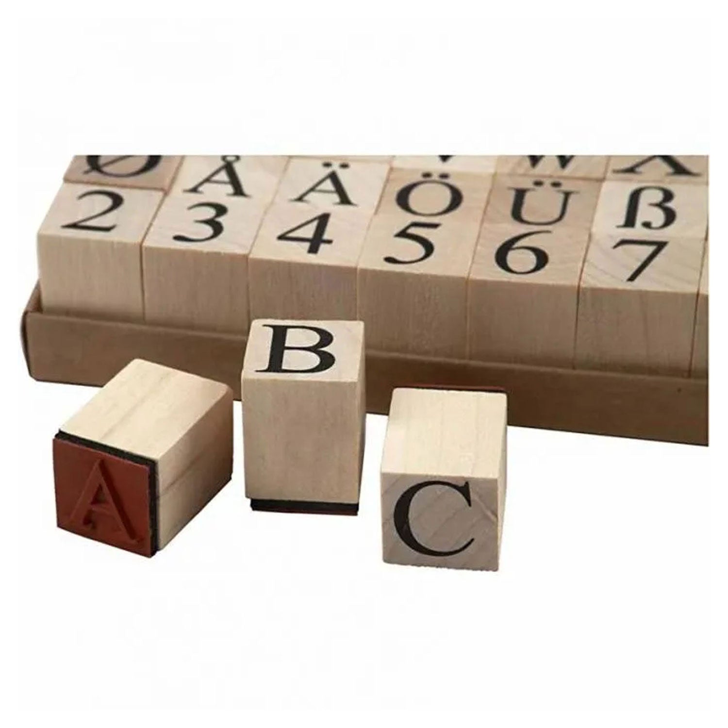 Creativ Company Holzstempel -Set, 45DLG.