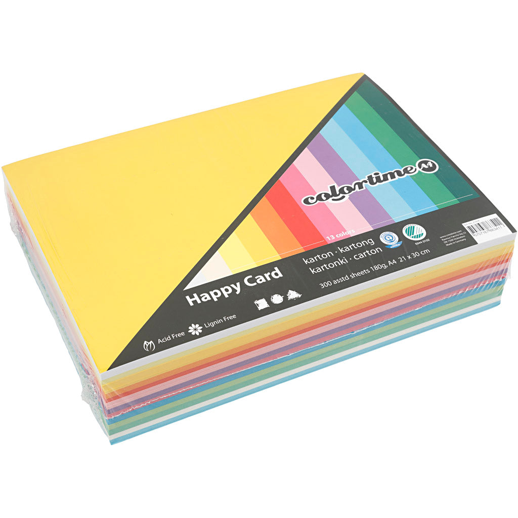 Creativ Company Spring Carton Color A4, 180gr, 300 Blätter