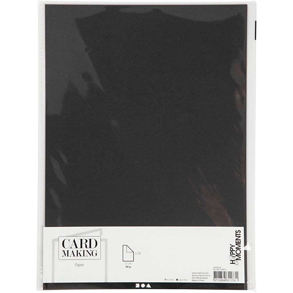Paper Black A4 80gr, 20.