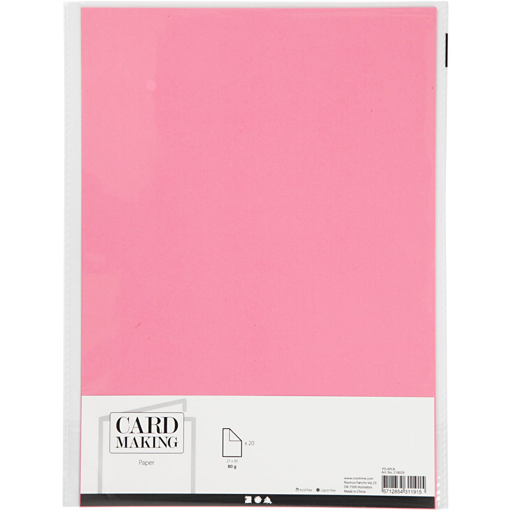Paper Pink A4 80gr, 20.