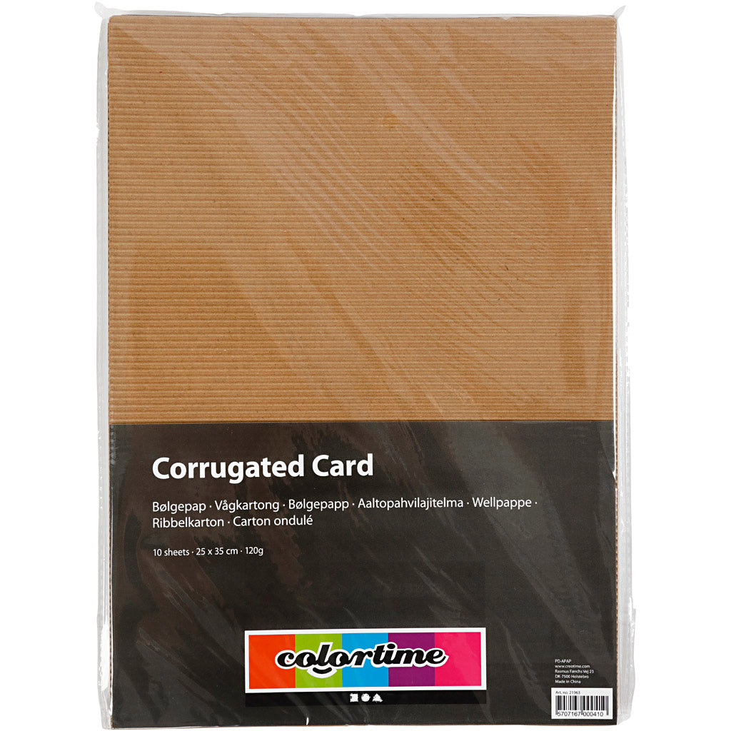 Ribbel Cardboard Color 120gr, 10 Blätter