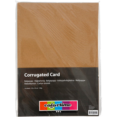 Ribbel Cardboard Color 120gr, 10 Blätter
