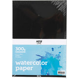 Aquarellpapier Schwarz A4 300gr, 10 Blätter - afbeelding 2