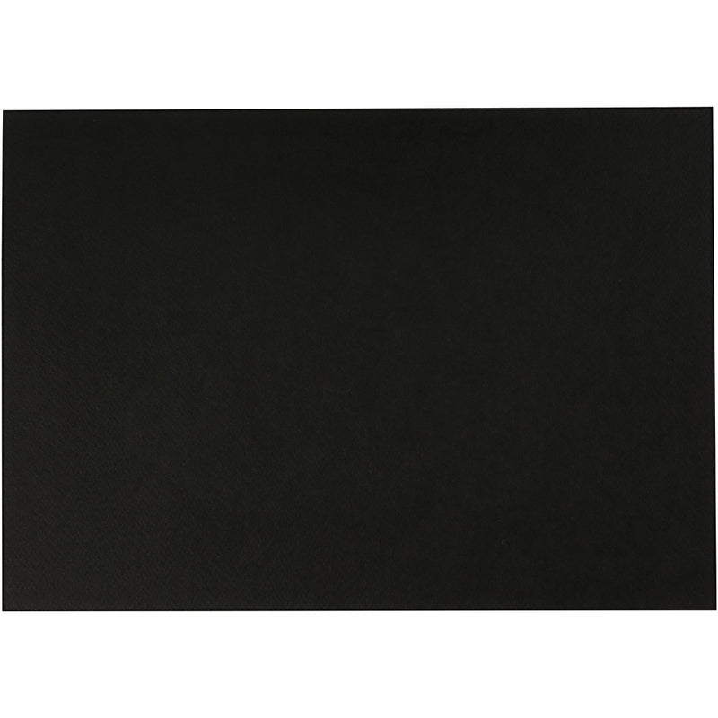 Aquarellpapier Schwarz A4 300gr, 10 Blätter